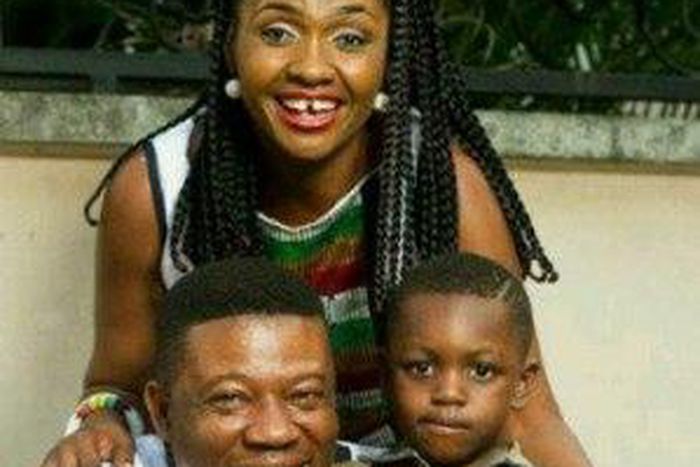 The couple have a three-yr-old son - Kamara Isaac Moses