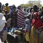 Families from Gwoza, Borno State, displaced by the violence and unrest caused by the insurgency, are pictured at a refugee camp in Mararaba Madagali, Adamawa State, February 18, 2014. REUTERS/Stringer