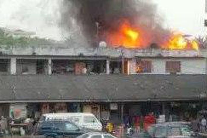 Police barracks in Panti gutted by fire