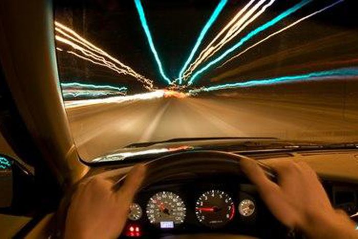 Late night driving