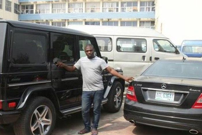 The convict, Hope Olusegun Aroke