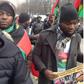 Biafra agitators in Ukraine match to the Nigerian Embassy in the country demanding the release of detained Nnamdi Kanu of Radio Biafra.