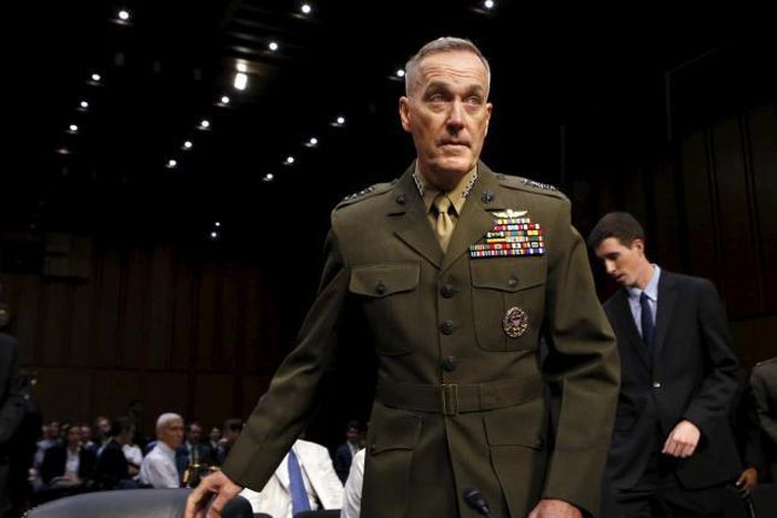 Top U.S. general Dunford arrives
