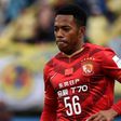 Robinho in action for Guangzhou Evergrande