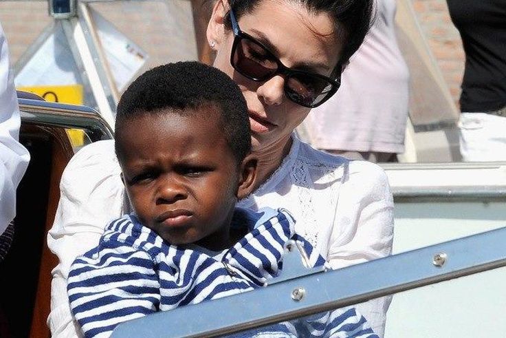 Sandra Bullock and son, Louis in 2013