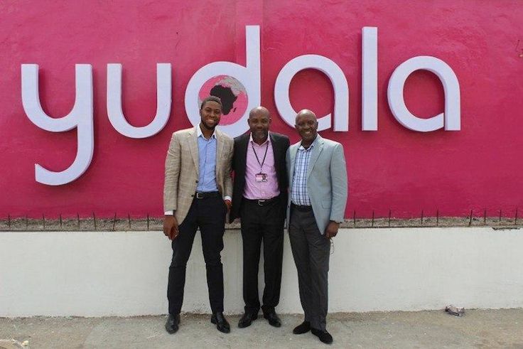 Heads of Yudala at the announcement of the companies plans for it's operations.