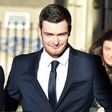 Adam Johnson arrives at the Bradford Crown Court on Monday, February, 15