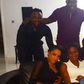 Iyanya, Freda Francis with Ali Baba and his wife.