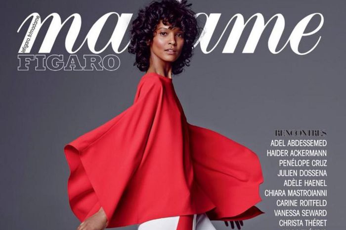 Liya Kebede for Madame Figaro Magazine's February 2016 issue