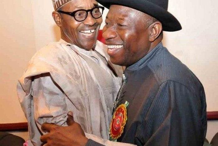 President Muhammadu Buhari and ex-president, Goodluck Jonathan