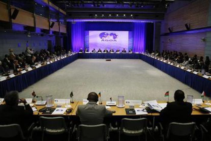 Representatives from various African nations gather at the opening session at the AGOA Forum during the US-Africa Leaders Summit in Washington August 4, 2014.
