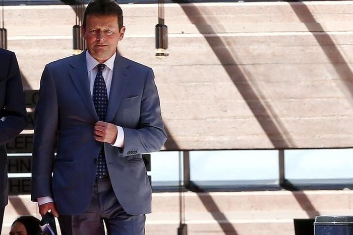 Chairman Tony Hayward of mining and commodity trading company Glencore Xstrata is seen during the company's company's annual shareholder meeting in the central Swiss town of Zug May 20, 2014. REUTERS/Arnd Wiegmann