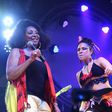 Sandra Izsadore, Newben Afrobeat Band (Chile) and Femi Anikulapo-Kuti perform ‘Upside’.