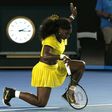 Serena Williams of the U.S. reacts during her semi-final match against Poland's Agnieszka Radwanska at the Australian Open tennis tournament at Melbourne Park, Australia, January 28, 2016.