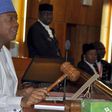 Saraki presiding over a senate plenary session.