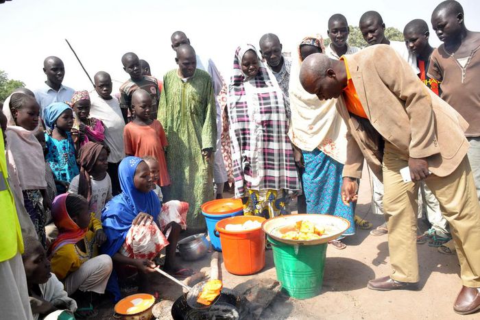 A camp for Internally Displaced Persons in Yola.