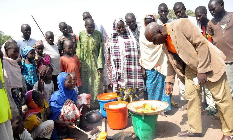 A camp for Internally Displaced Persons in Yola.