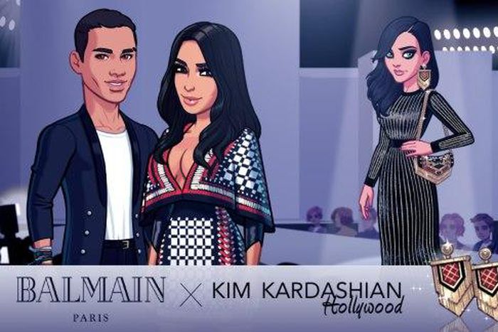 Balmain's Olivier Rousteing designs exclusively for Kim Kardashian's game
