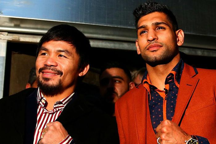 Manny Pacquiao and Amir Khan