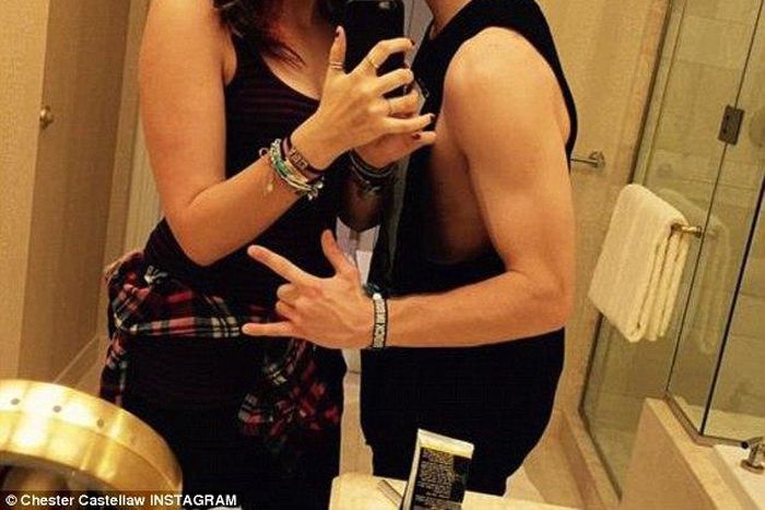 Paris Jackson and boyfriend,. Chester Castellaw