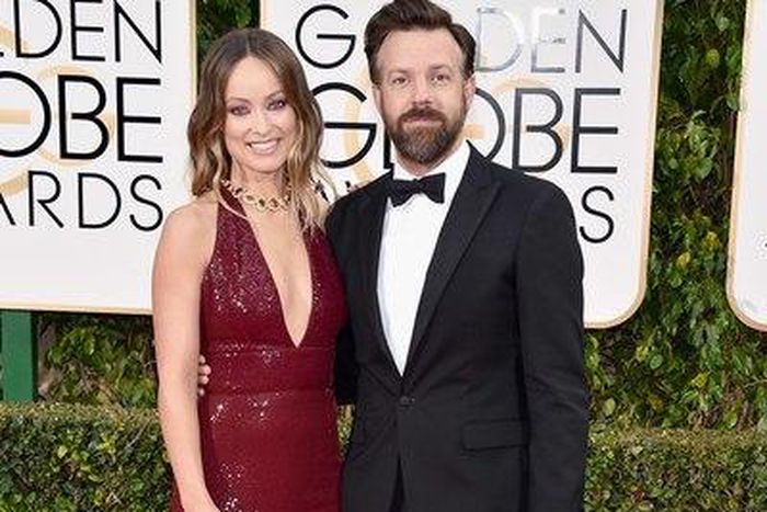 Jason Sudekis at the Golden Globes 2016