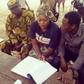 Adebimpe Adeboye on the film set.