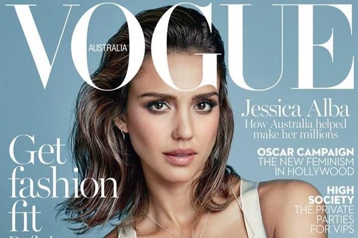 Jessica Alba covers Vogue Australia February 2016 issue
