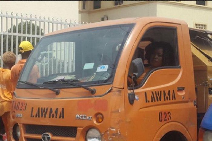 This female LAWMA driver should inspire someone