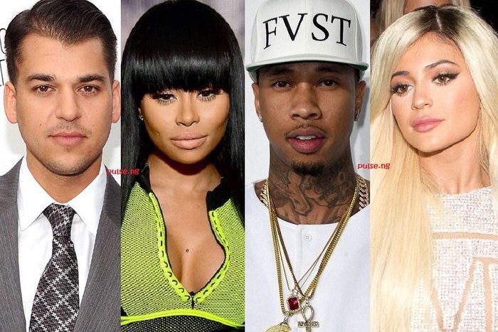 Rob Kardashian, Blac Chyna, Tyga, Kylie Jenner