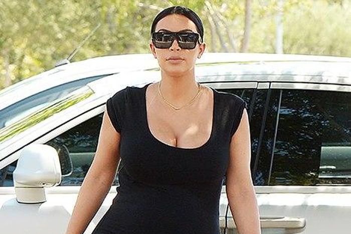 Kim Kardashian's maternity style
