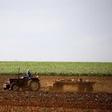 Farmers work on a land outside Lichtenburg, a maize-growing area in the North West province, South Africa November 26, 2015. REUTERS/Siphiwe Sibeko