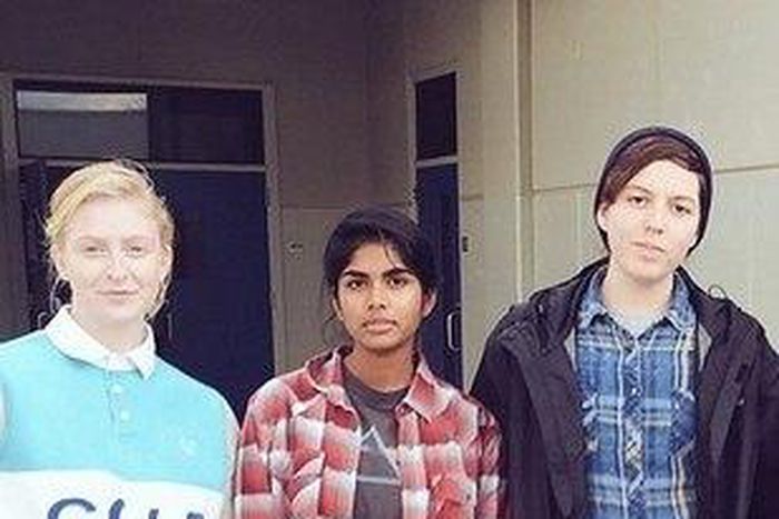 Teenagers wore dresses to school in protest of dress code