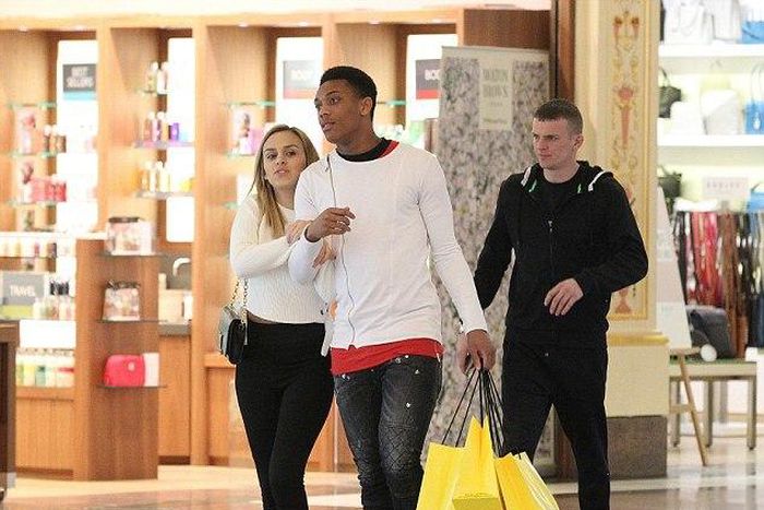 Anthony Martial and wife, Samantha
