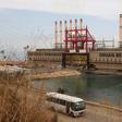 A bus drives past the Karadeniz Powership Orhan Bey, an electricity-generating ship from Turkey, docked at the port of Jiyeh, south of Beirut, Lebanon October 26, 2015. REUTERS/Aziz Taher