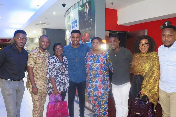 “Beyond Blood” cast at the cinema