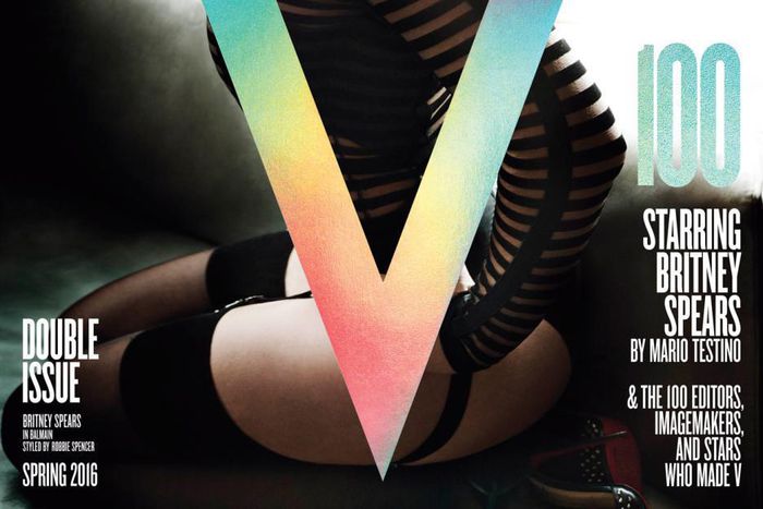 Britney Spears for V Magazine's 100th issue