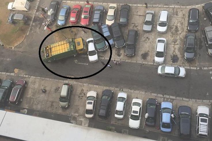 The scene of the accident