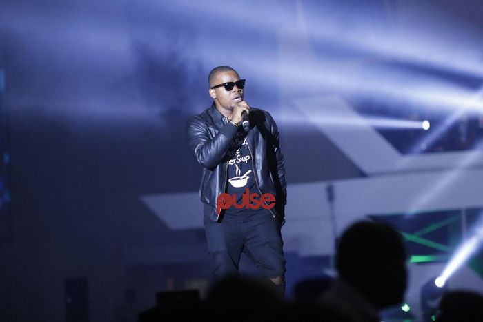 Olamide performing at OLIC 2