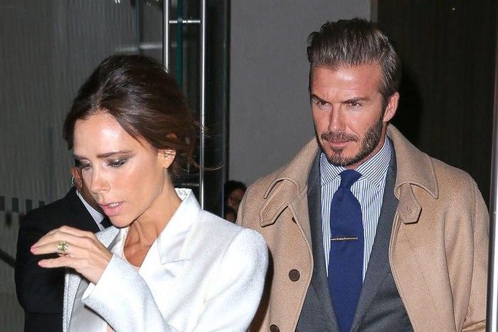 Victoria and David Beckham on a date