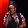 Lola Arisekola on The Voice stage