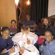 Vincent Enyeama and his family enjoying dinner