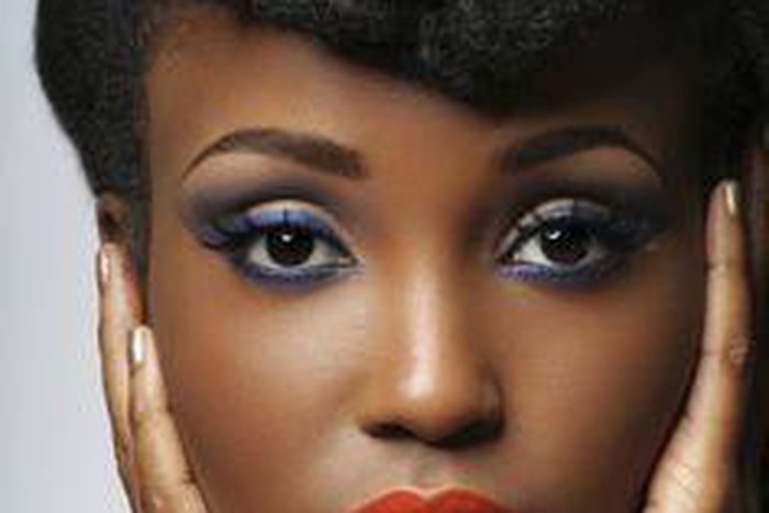 Model has smooth skin