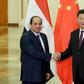 Chinese President Xi Jinping (R) shakes hands with Egyptian President Abdel Fattah Al-Sisi at The Great Hall Of The People on September 2, 2015 in Beijing. REUTERS/Lintao Zhang/Pool