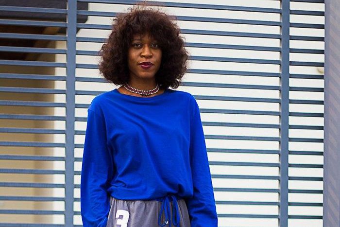 Ezinne Chinkata styles a men's loungewear into a fab look
