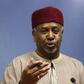Nigeria's National Security Advisor Mohammed Sambo Dasuki listens to a question after his address at Chatham House in London, January 22, 2015.    REUTERS/Andrew Winning