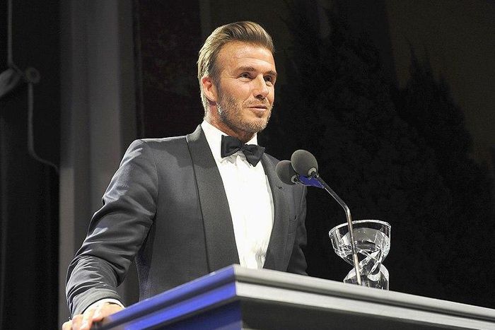 David Beckham honored at UNICEF Ball
