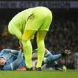 Kevin de Bruyne damaged his ligament in Manchester City's Capital One win over Everton