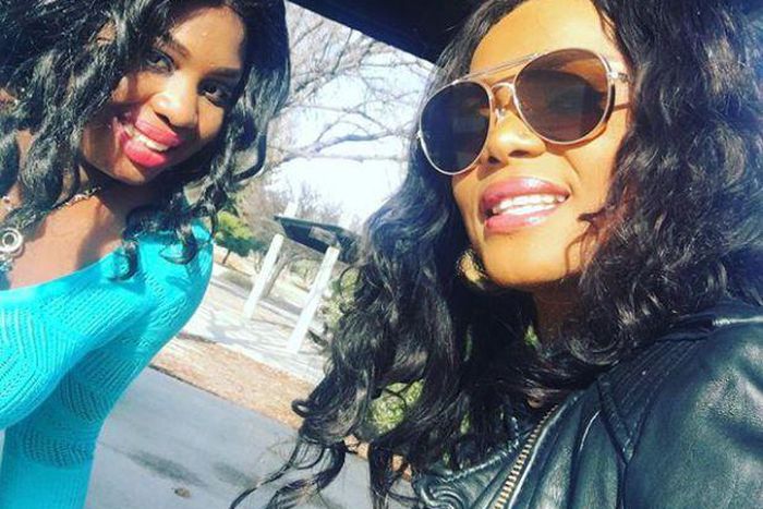 Iyabo Ojo and U.S based filmmaker Wendy Pie on the film set