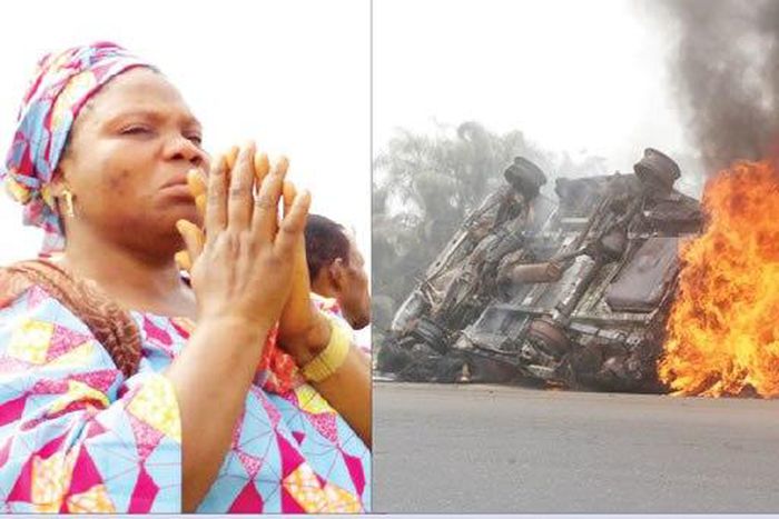 Driver, woman miraculously escape van explosion