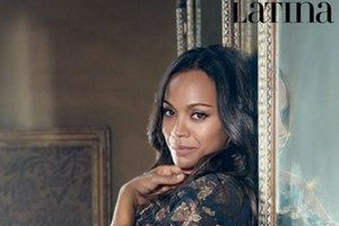 Zoe Saldana on Latina Magazine